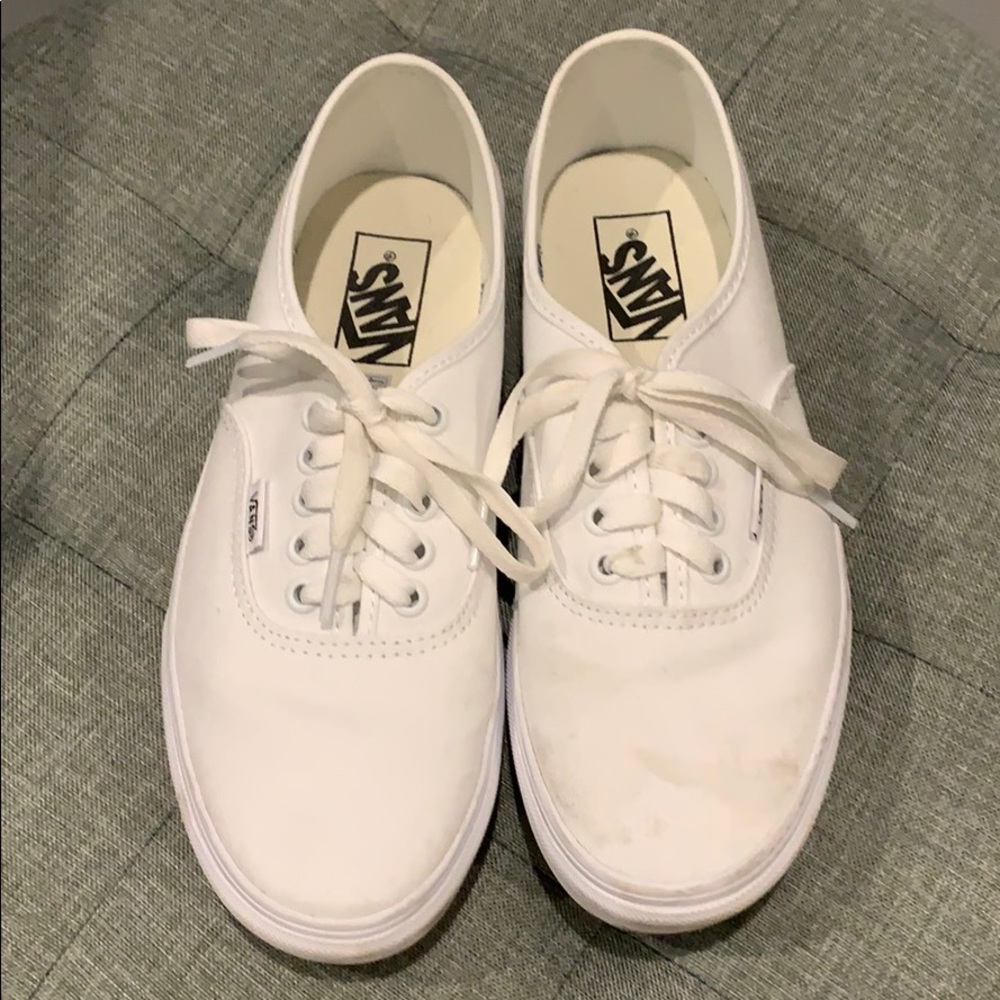 Women’s White Vans sneakers